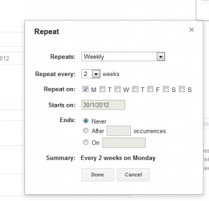 Google Calendar2