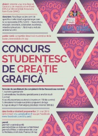 afis Concurs studentesc de creatie grafica RO