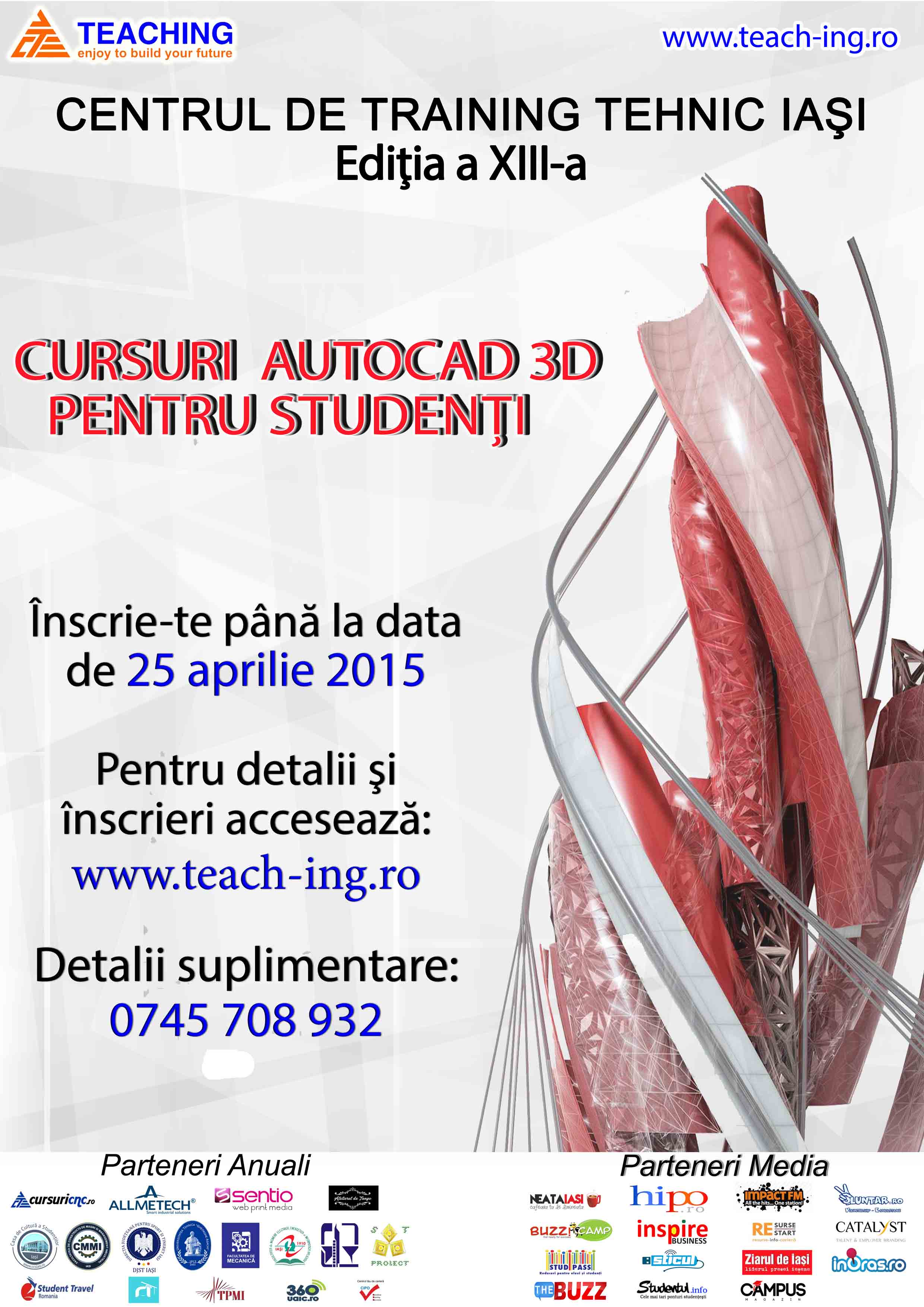 bound Wet Electronic Cursuri AutoCAD 3D pentru studentii din Iasi – 360 UAIC