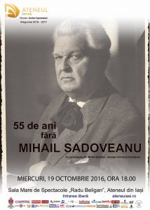 afis-comemorare-mihail-sadoveanu