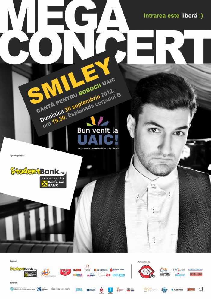 Smiley cântă la cel mai mare eveniment pentru boboci din România