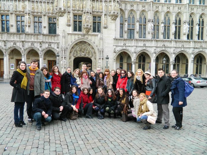 Studenți de la Facultatea de Drept în vizită la Bruxelles