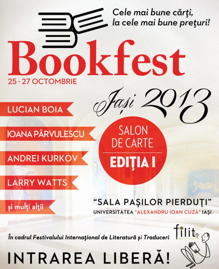 Personalități de cinci stele la Salonul de Carte Bookfest Iași