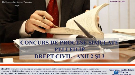 Concurs de Procese Simulate – Drept Civil