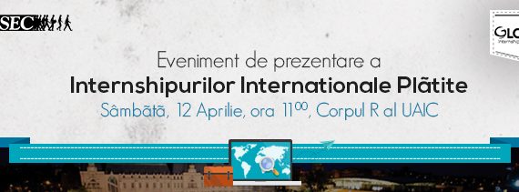 Eveniment de prezentare a intershipurilor internaționale plătite AIESEC