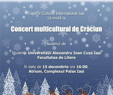 Concert multicultural de colinde susținut de studenții facultății de Litere