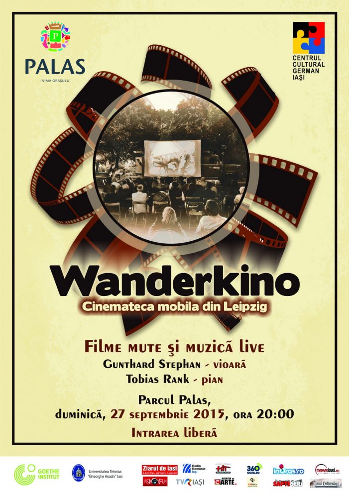 Wanderkino –  Filme mute şi muzică live în Parcul Palas