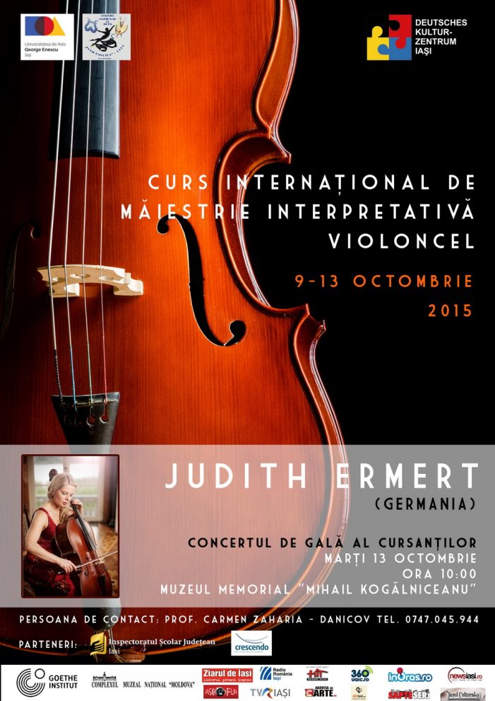 Concert de gală de violoncel susținut de Judith Ermert (Germania)