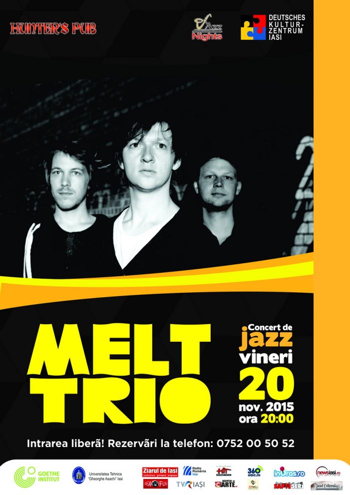Concert de jazz cu trupa „Melt Trio”