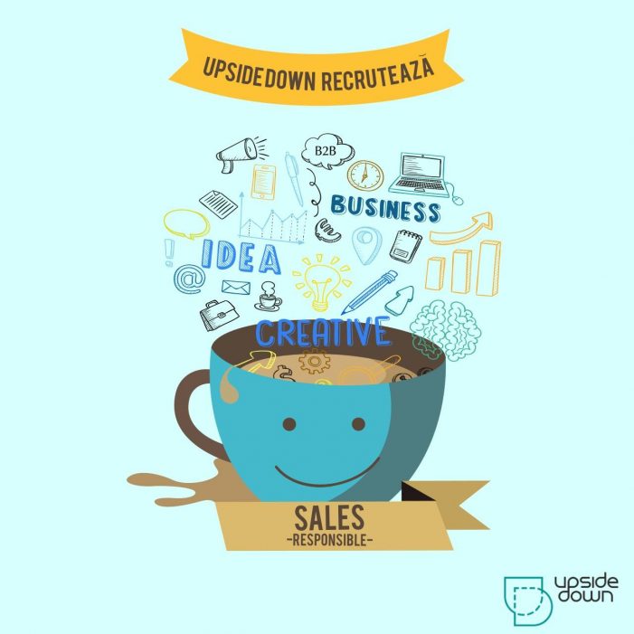 Upside Down oferă stagii în vânzări și social media