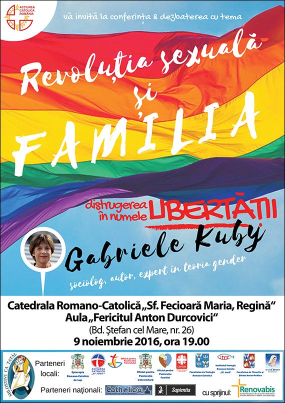 Gabriele Kuby în România – Conferinţe şi dezbateri despre ideologia gender