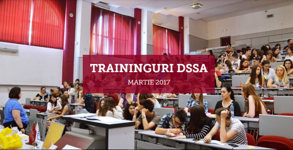 Traininguri gratuite organizate de DSSA pentru studenții UAIC