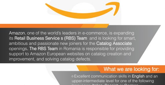 Amazon oferă oportunități de angajare