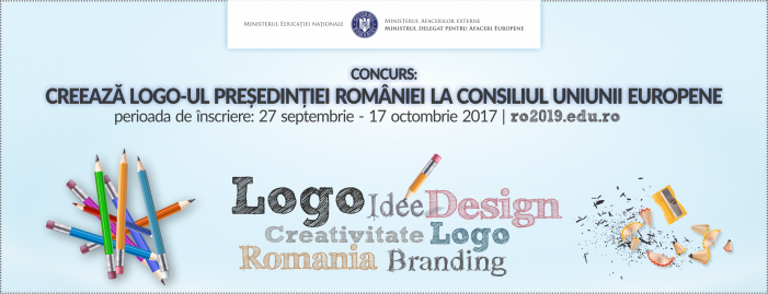 Creează logo-ul Președinției României la Consiliul Uniunii Europene și poți câștiga 3000 Euro