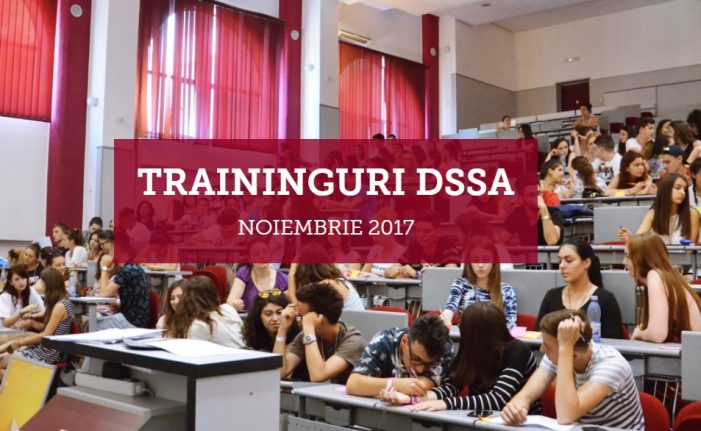 DSSA continuă seria trainingurilor gratuite pentru studenți
