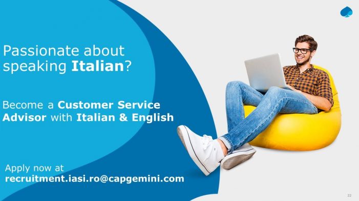 Capgemini angajează Customer Service Advisor