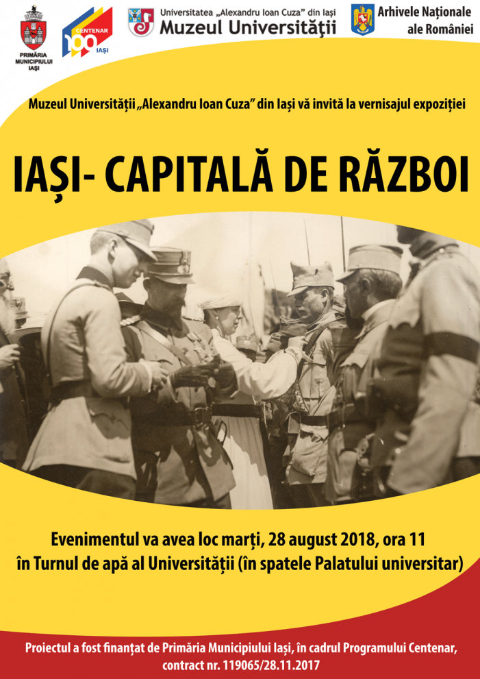 Vernisajul expoziției „Iași – capitală de război”