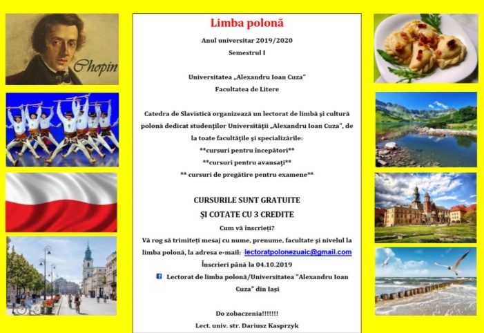 Cursuri facultative de limba polonă
