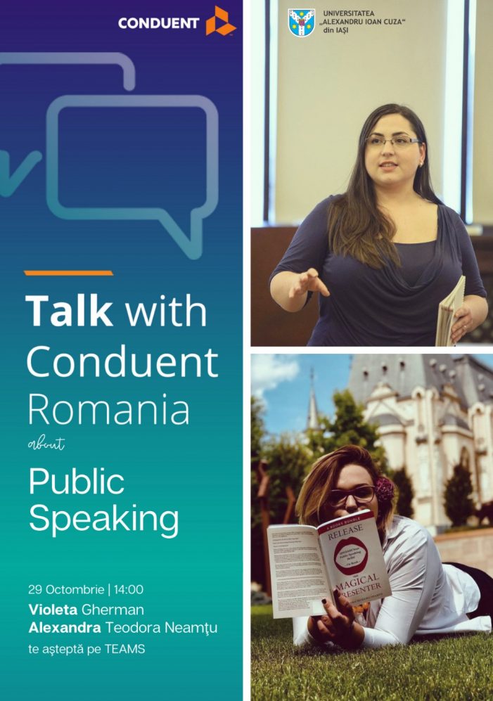 „Talk with Conduent Romania” – serie de traininguri pentru studenții UAIC