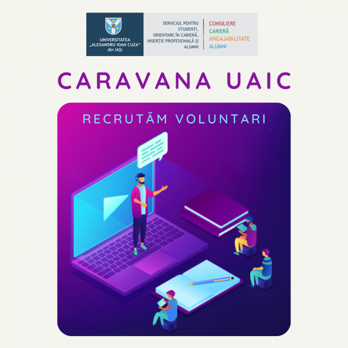 Voluntari pentru Caravana UAIC