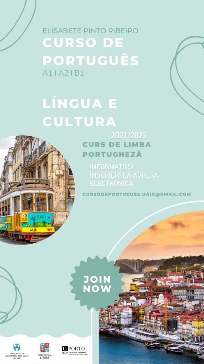 Curs de limba portugheză la UAIC pentru anul universitar 2021-2022