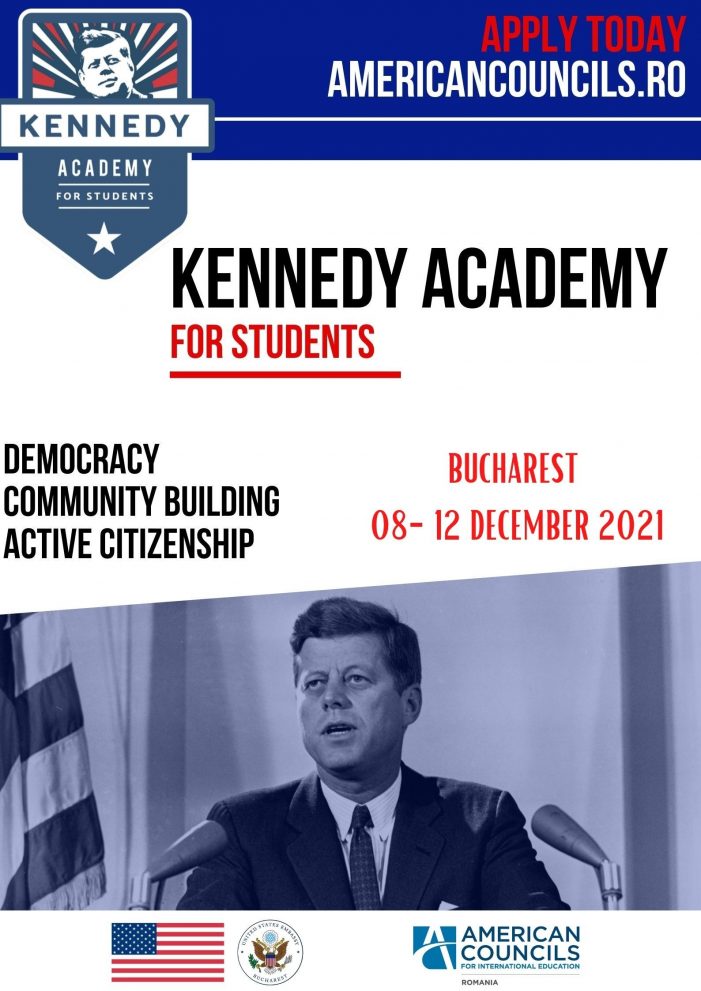American Councils for International Education anunță deschiderea aplicațiilor pentru Kennedy Academy for Students
