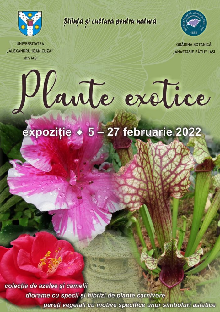 Expoziție de plante exotice la Grădina Botanică „Anastasie Fătu“