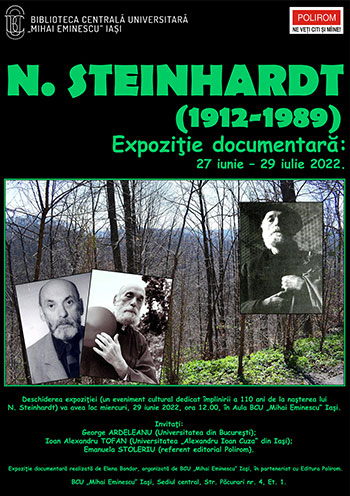Expoziţia documentară „N. Steinhardt (1912-1989)” la BCU