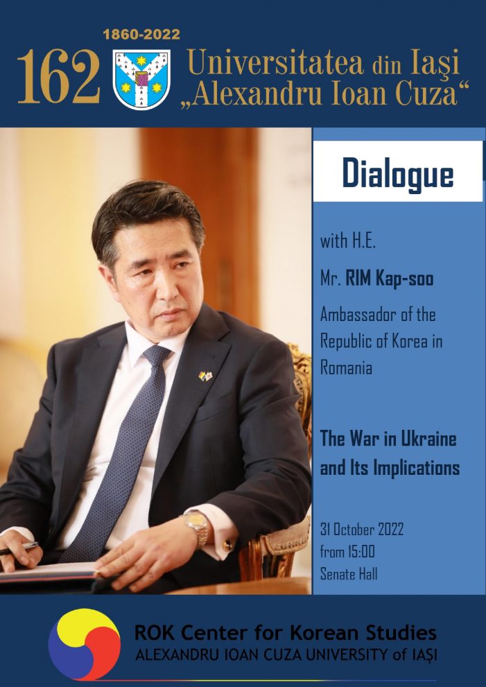 Dialog cu E.S. RIM Kap-soo, Ambasadorul Republicii Coreea în România
