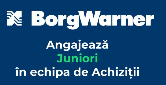 BorgWarner angajează juniori în echipa de Achiziții
