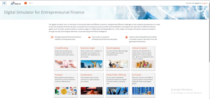 Consorțiul FINANCEn_LAB, din care UAIC face parte, a implementat proiectul „Digital Simulator for Entrepreneurial Finance”