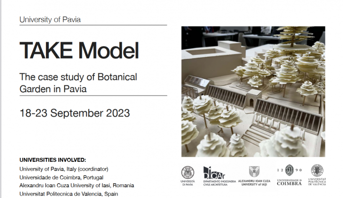 Programul Intensiv Erasmus+ TAKE Model. The case study of Botanical Garden in Pavia