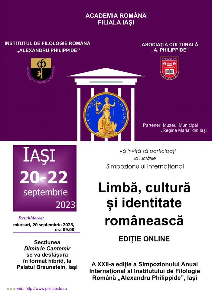 Simpozionul Internațional al Institutului de Filologie Română „Alexandru Philippide”. Limbă, cultură și identitate românească