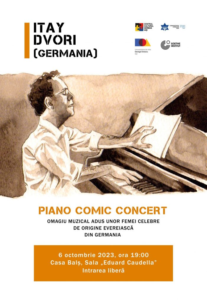 Piano comic concert cu Itay Dvori (Germania)