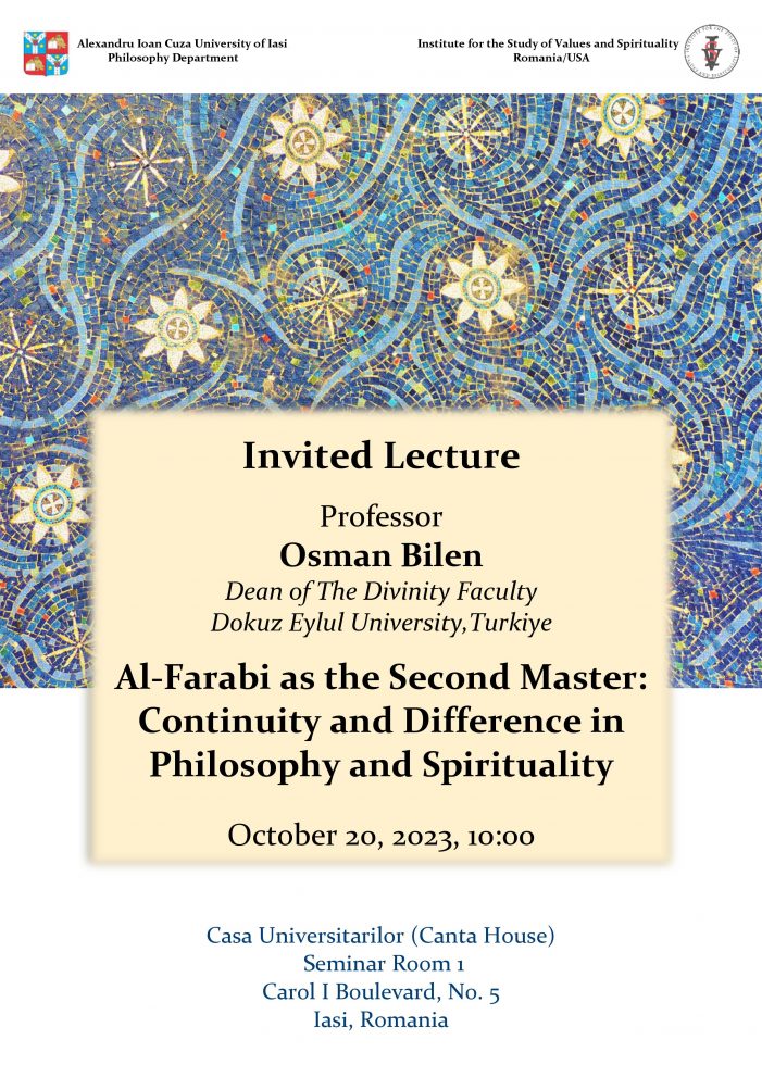 Profesorul Osman BILEN conferențiază la Casa Universitarilor
