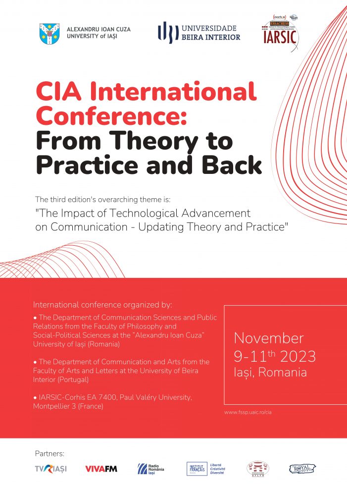 Conferința internațională „Communication in Action: From Theory to Practice and Back” (CIA2023), ediția a 3-a