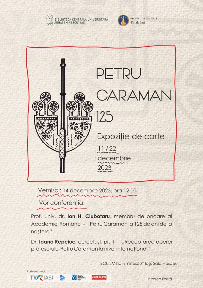 Expoziția de carte „Petru Caraman – 125” la BCU