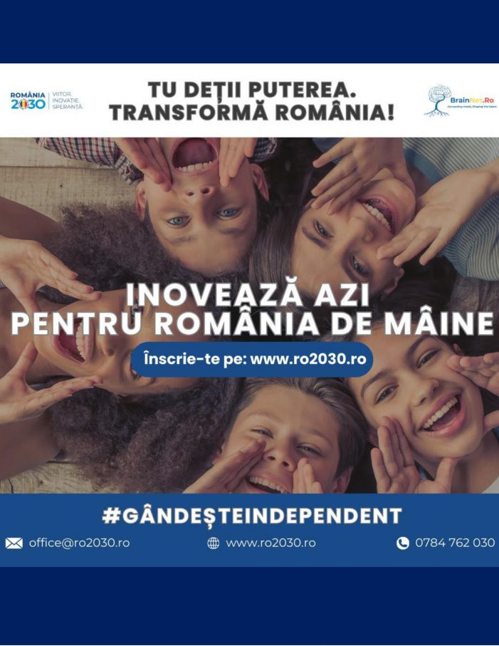 Concursul de proiecte „ Inovează azi pentru România de mâine” – prima ediție