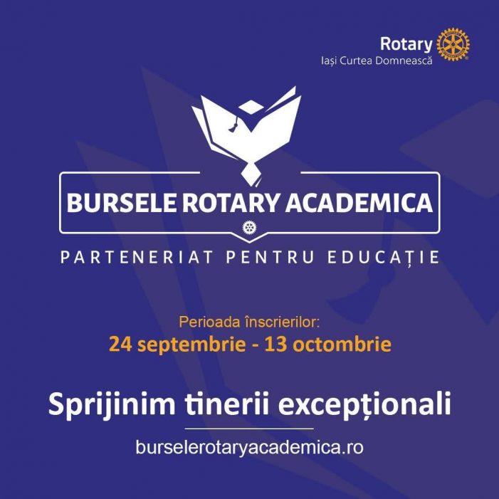 Înscrieri pentru programul de burse Rotary ACADEMICA