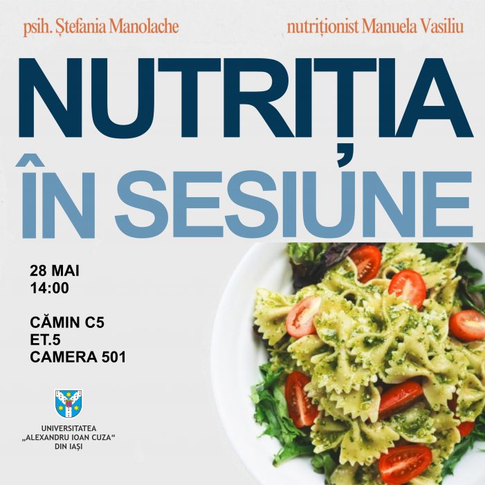 Atelier: Alimentația și starea de bine în sesiune