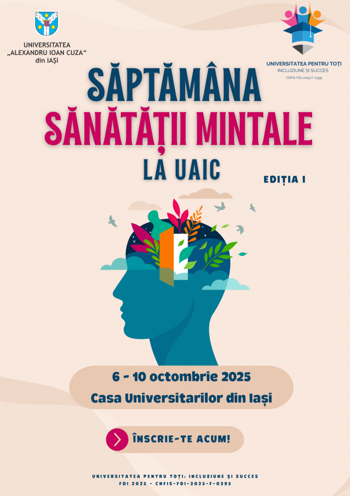 Săptămâna sănătății mintale la UAIC