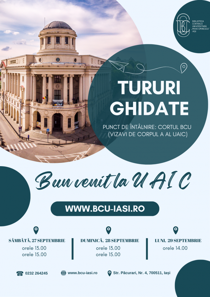Participarea Bibliotecii Centrale Universitare „Mihai Eminescu” la „Bun venit la UAIC”, ediția 2025