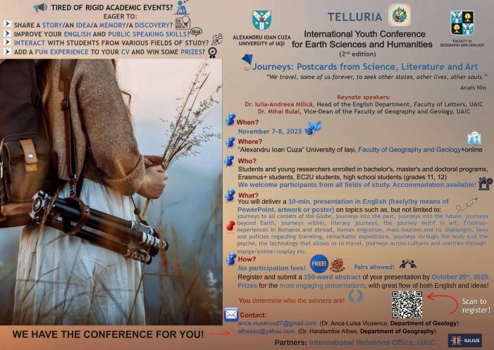TELLURIA International Youth Conference for Earth Sciences and Humanities, ediția a doua