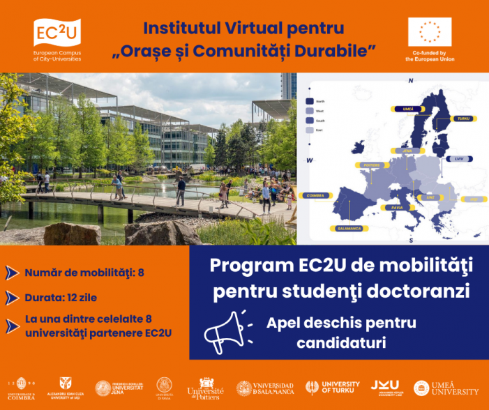 Apel la mobilități internaționale pentru studenți doctoranzi