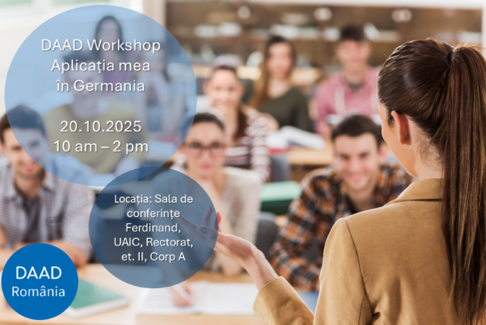 Workshop – Aplicația mea pentru o bursă DAAD