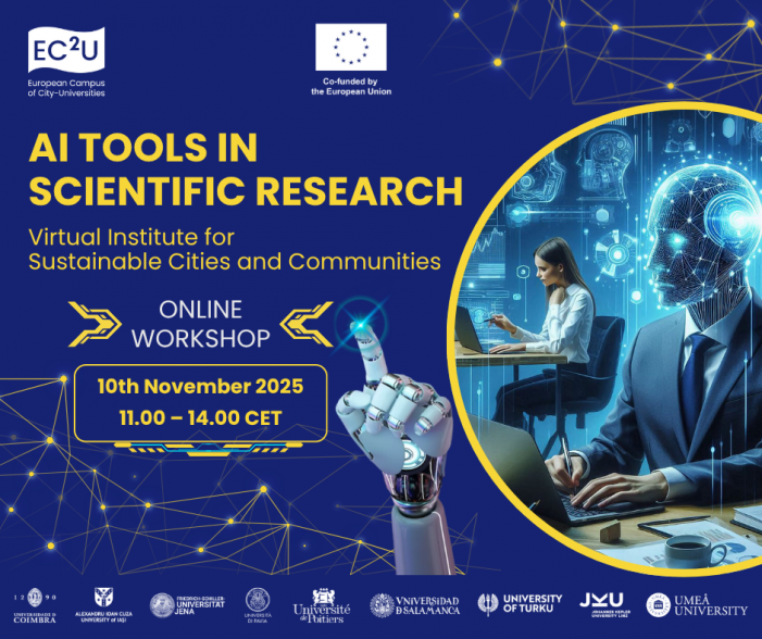 Atelier online pentru doctoranzi: Instrumente de Inteligență Artificială în Cercetarea Științifică