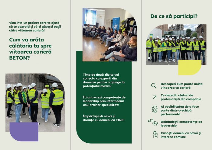 Studenții pot participa la Bootcampul „Start pentru o carieră BETON”