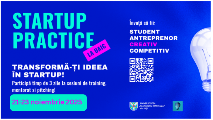 Societatea Antreprenorială Studențească lansează Start-Up Practice la UAIC: hackathonul care transformă ideile de business în realitate