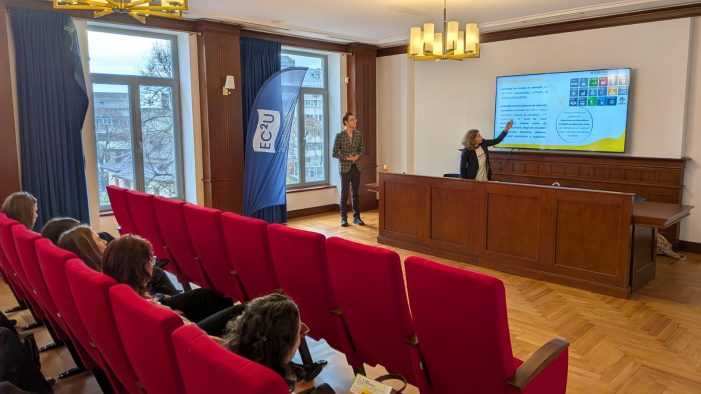 UAIC a organizat workshopul „Descoperă oportunitățile EC2U de la studenții ambasadori”