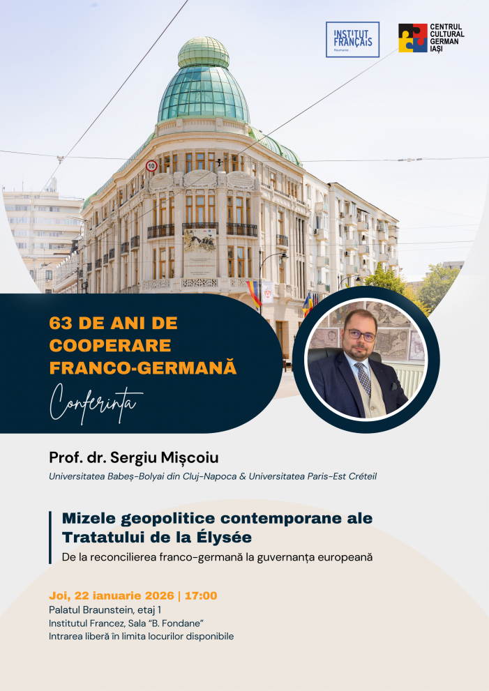 Conferință de anvergură la Palatul Braunstein din Iași